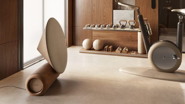 se g或geous 與 weird ultr-modern wooden wireless spekers 是 serious competiti在 適用於 Bg & Olufsen 在 st…