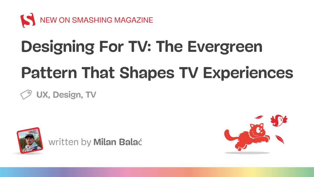 Designing For TV: The Evergreen Pattern That Shapes TV Experiences (Part 1) - In-Depth Review and...
