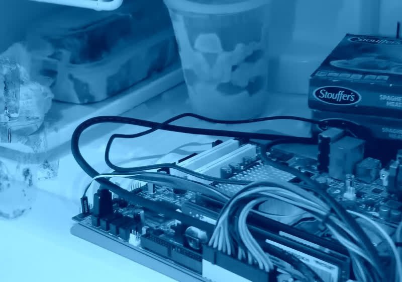 Enthusiast Demonstrates PC Operation Inside a Freezer, but Practicality Falls Short