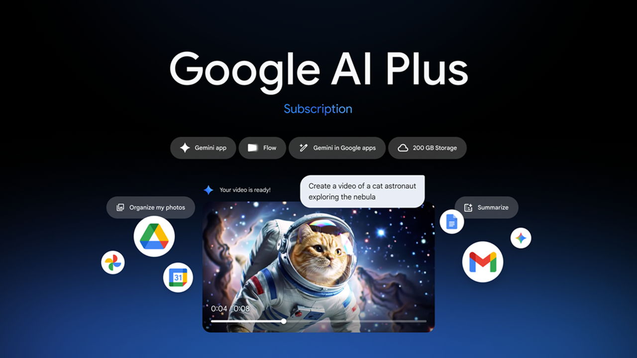 谷歌推出 AI Plus 美國版：創意工具與共用雲存儲合而為一的訂閱方案可能成為剛剛好的 AI 訂閱選擇