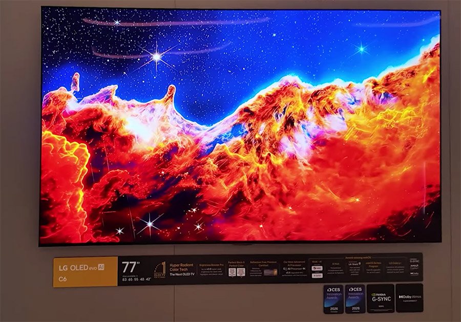 2026 年 LG OLED 電視新世代:C6、G6 與 W6 Wallpaper TV 全面檢視與要點