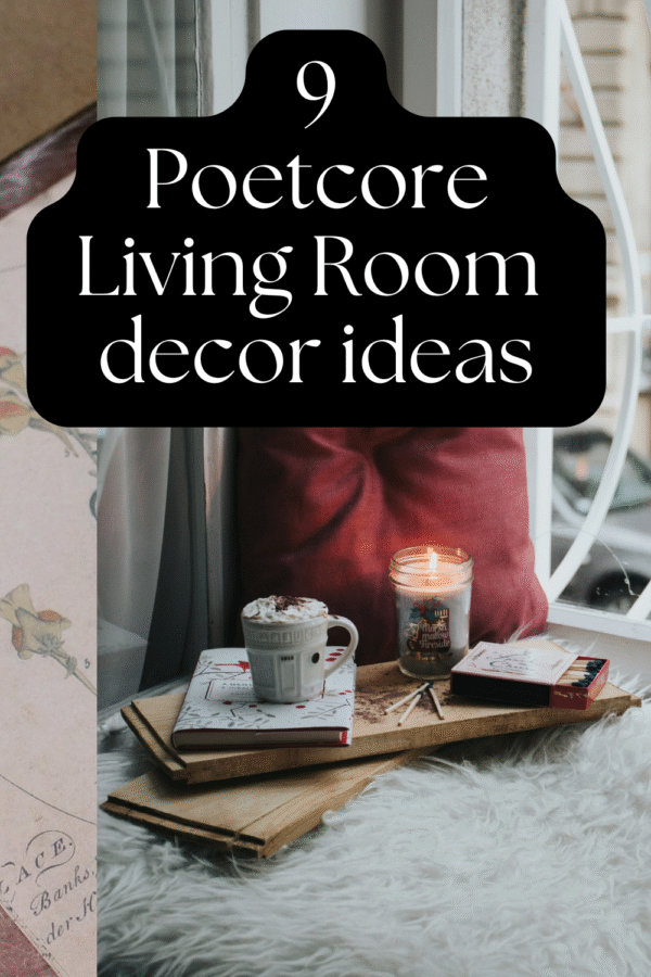 Poetcore Living Room Decor: 9 Ideas for a Literary Aesthetic
