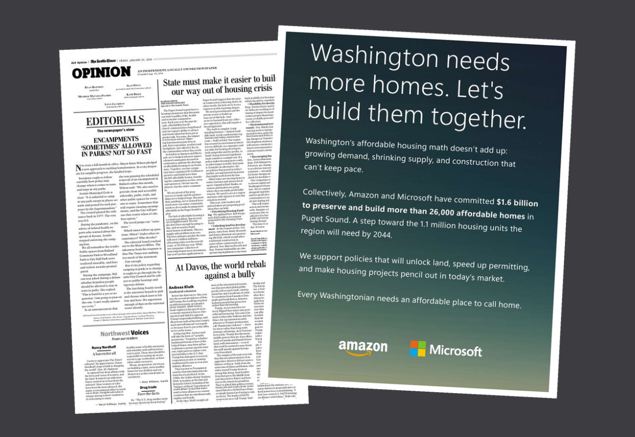 Microsoft and Amazon Unite on Housing Policy: Tech Giants Seek Common Ground in Washington’s Hous...