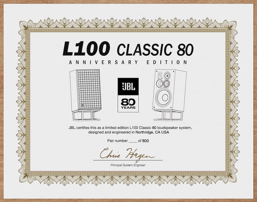 JBL以經典致敬再現音頻史80周年——L100 Classic 80周年紀念版喇叭