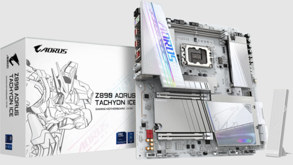 創新極限！技嘉 VZ890 AORUS Tachyon ICE CQDIMM 主機板支援雙通道256GB DDR5