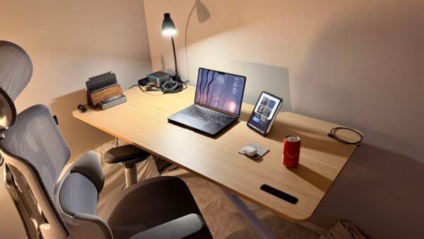 Marinamantra Flow：一款可降至近桌坐姿的站立桌，定位極簡與沉穩工作環境