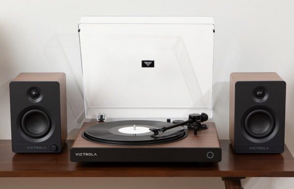 Victrola 全新 Soundstage 與座檯式唱盤喇叭同放家用聲音系統 擴展 vinyl 專注線路