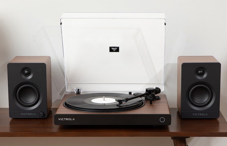 維克托拉新款聲藝舞台—唱盤式喇叭拓展留聲機為主的家用音頻線