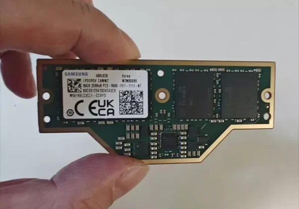 Samsung Announces LPCAMM2 LPDDR5X Modules with Up to 96GB and 9600 MT/s
