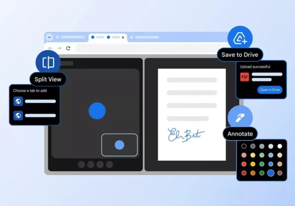 Google Chrome Adds Split View, PDF Annotations, and Drive Saves