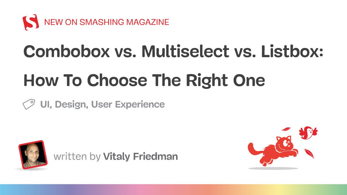 Combobox, Multiselect, Listbox, and Dual Listbox: How to Choose the Right Control for User Interf...