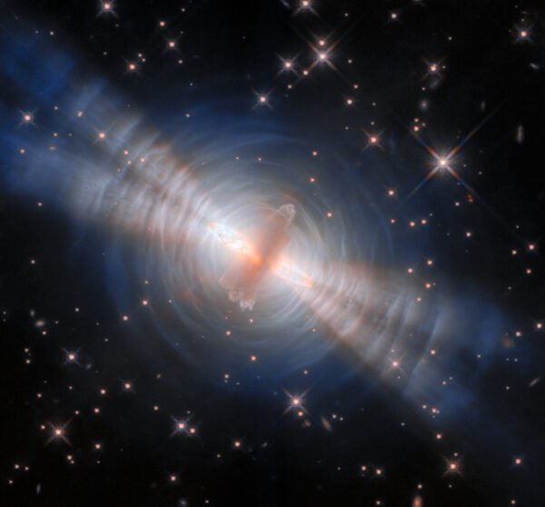 Hubble Captures the Egg Nebula in Dramatic Detail, Revealing the Dying-Star Symphony