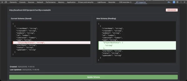 在正式上線前捕捉 API 變更的實務與工具：以 Chrome 外掛為例