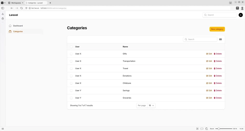 使用 Filament v5 建立資源以打造 Laravel 個人理財儀表板