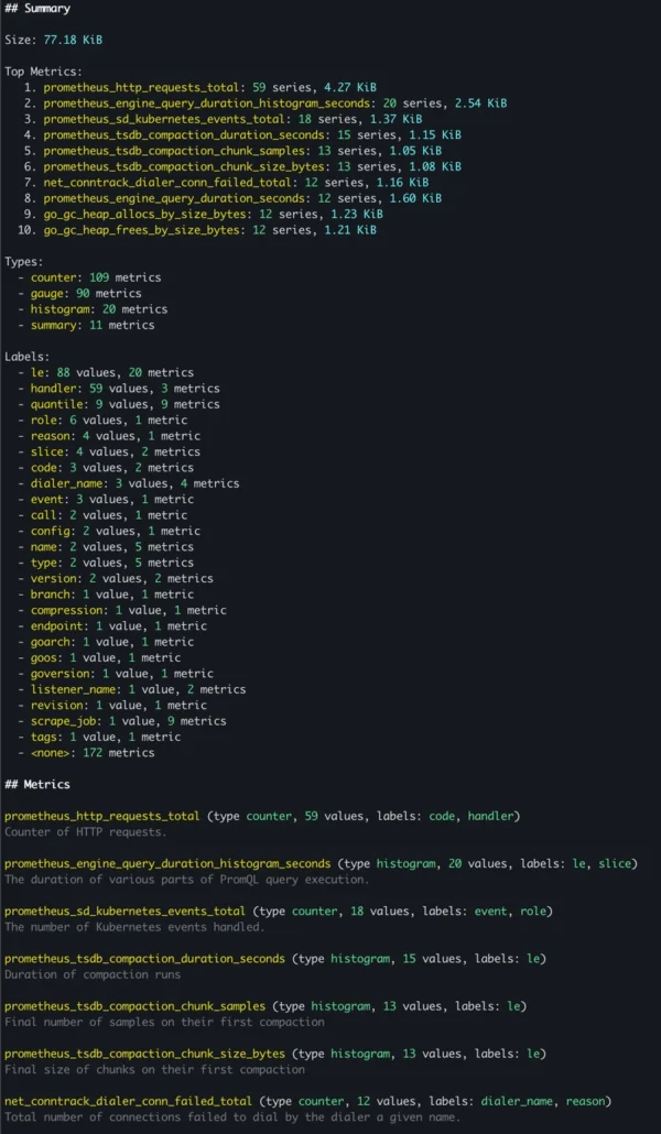 Taming Prometheus Scrapes: Understanding and Analyzing Your Metrics Endpoints