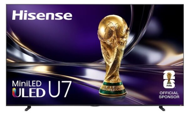 海信揭示2026 U6與 U7 MiniLED 4K電視系列，尺寸從55至116吋