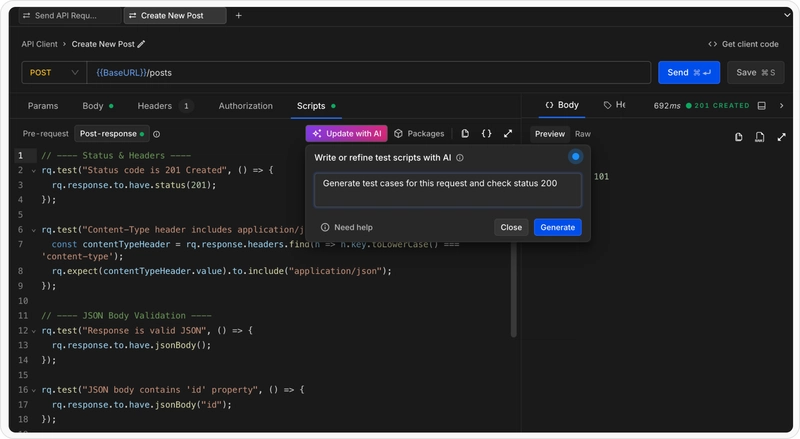 Requestly 推出人工智慧自動化測試作者，革新 API 測試腳本產出