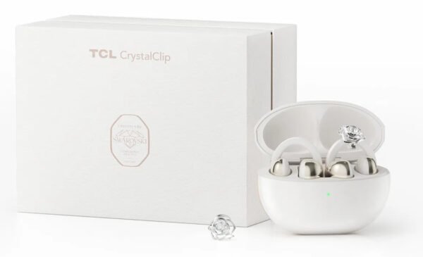 全新晶彩涼感耳墜音頻科技— TCL CrystalClip 無線耳機與施華洛世奇晶鑽版本登場